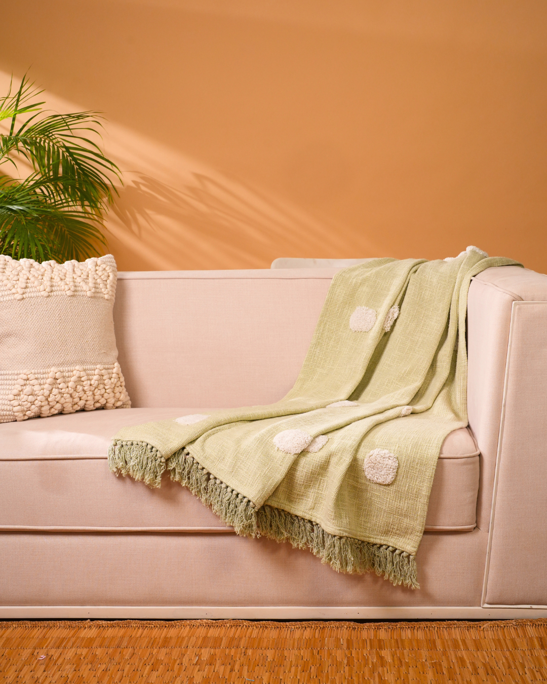 Meadow Breeze Tufted Throw