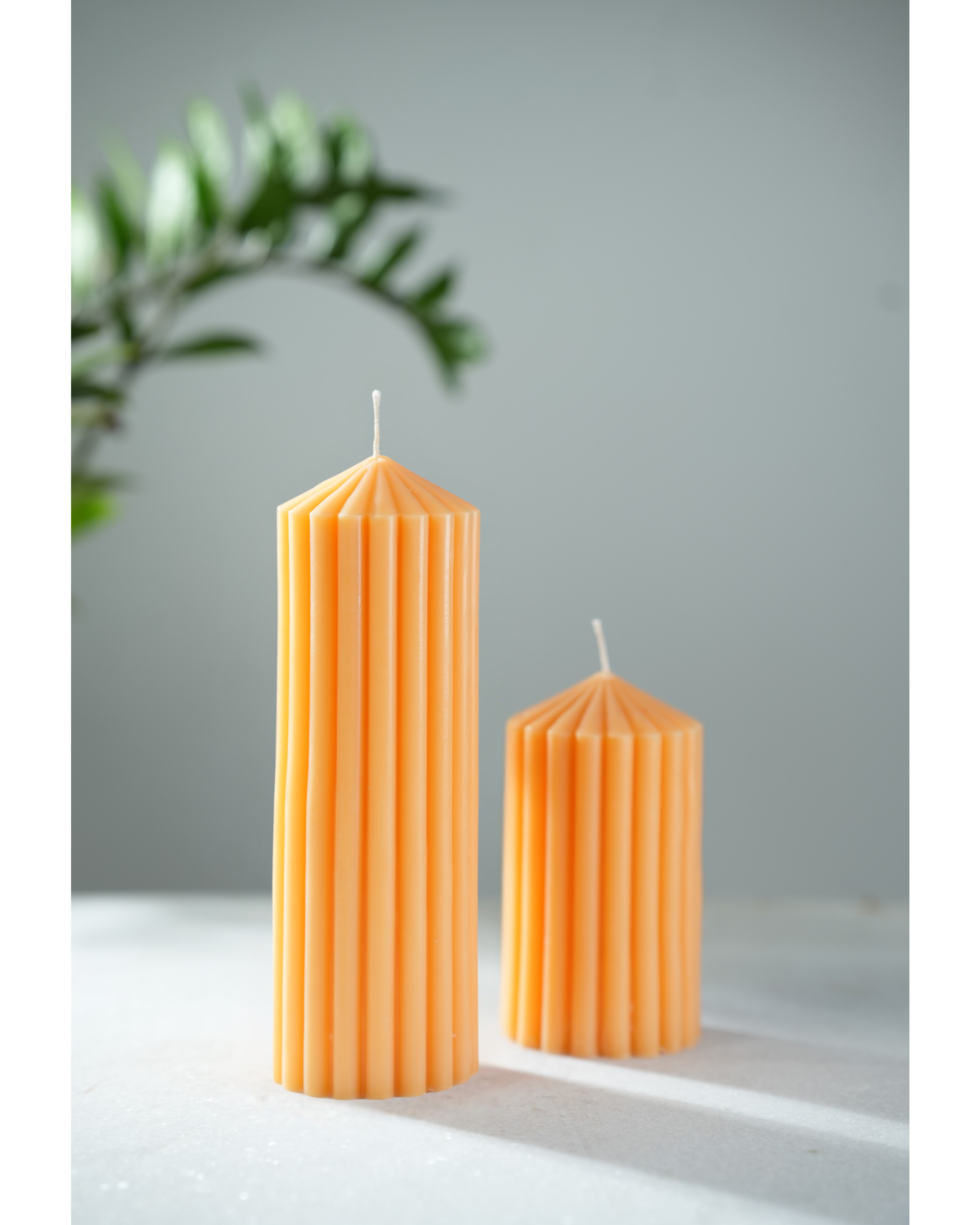 Ribbed Soy Candle Set - Oud