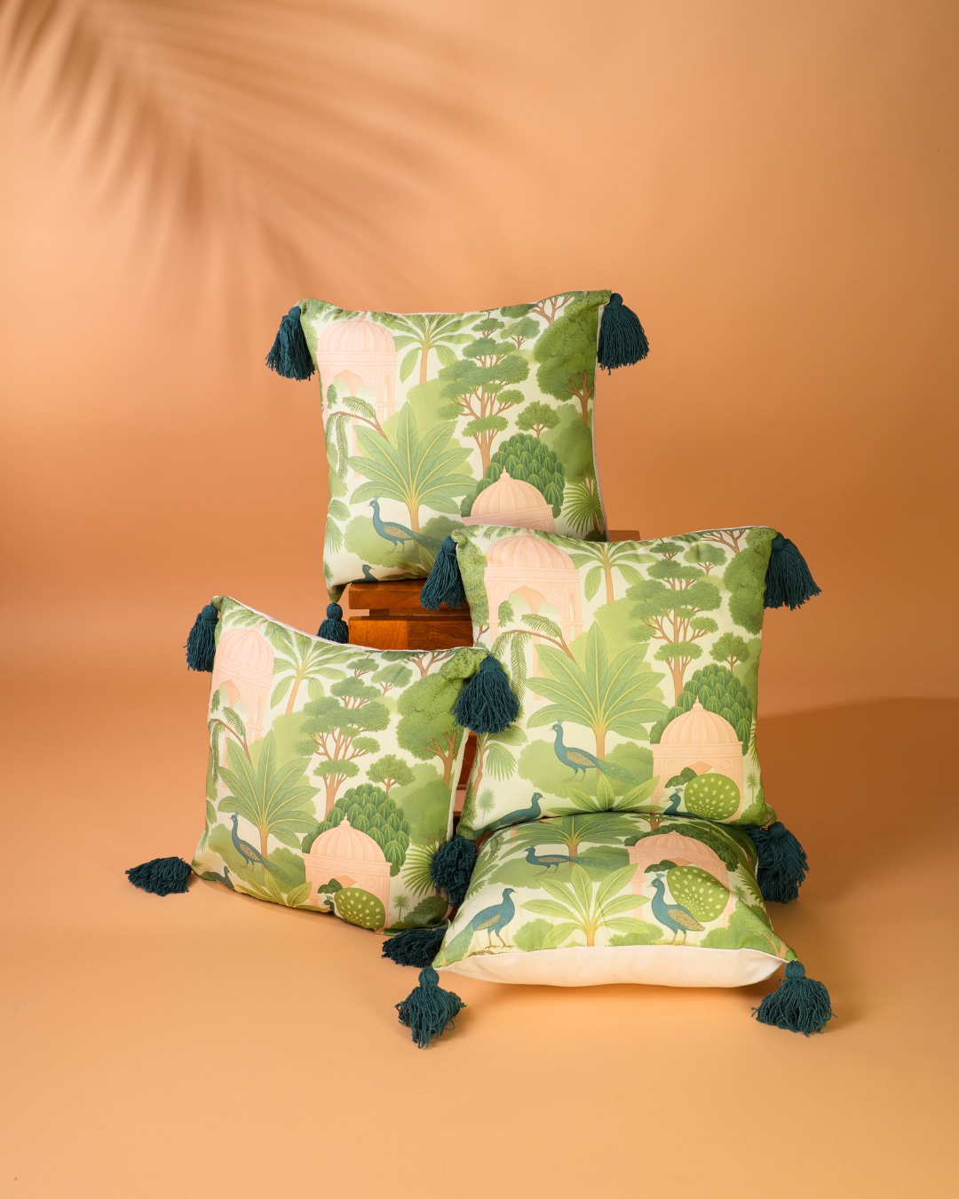 Mughal Garden - Printed Cushion Cover Set Of 2