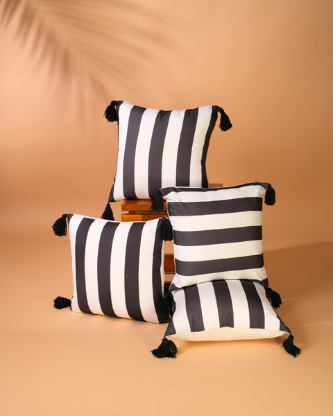 Zebra Crossing - Printed Cushion Cover Set Of 2