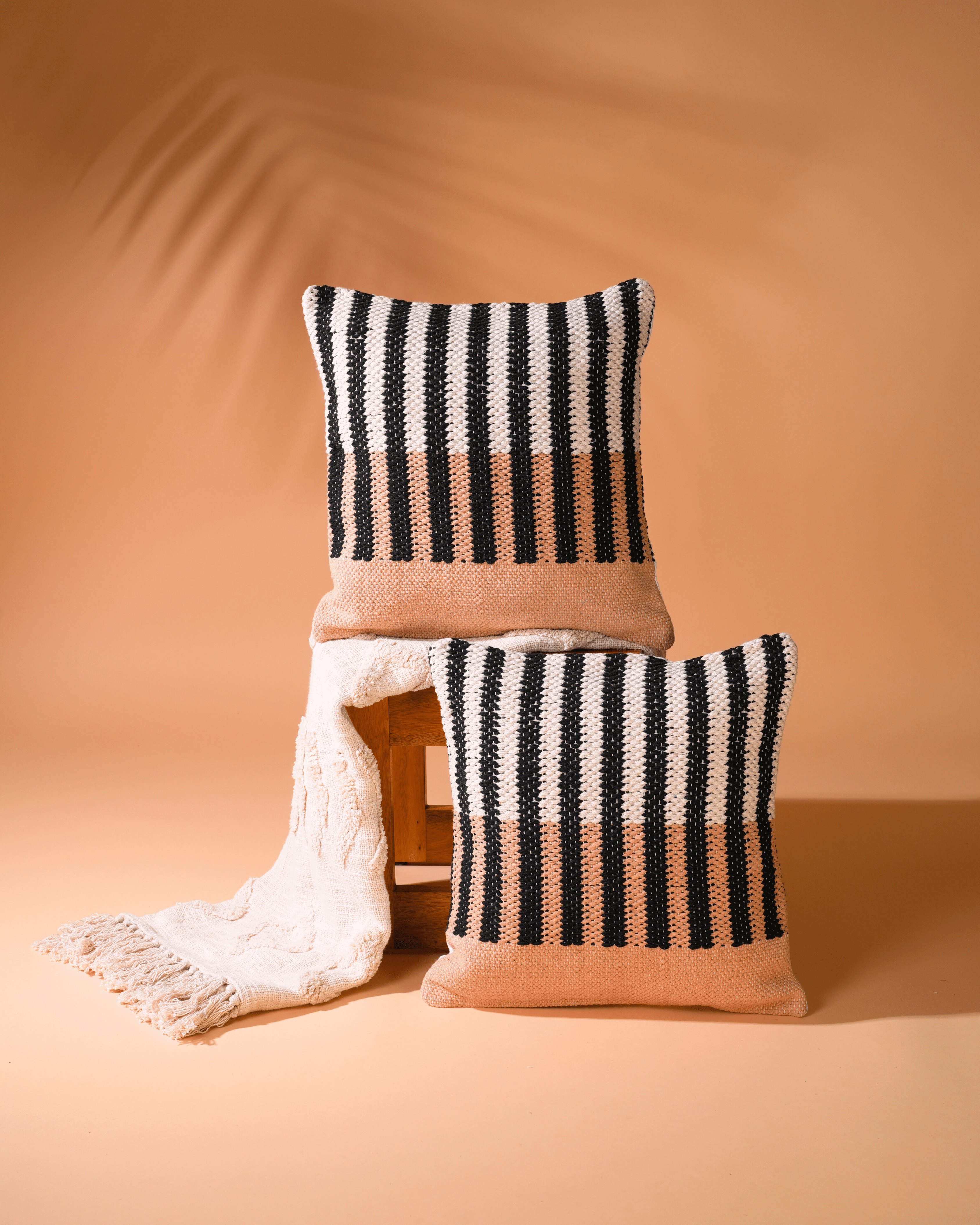 Runway Stripes - Woven Cushion Cover Set Of 2