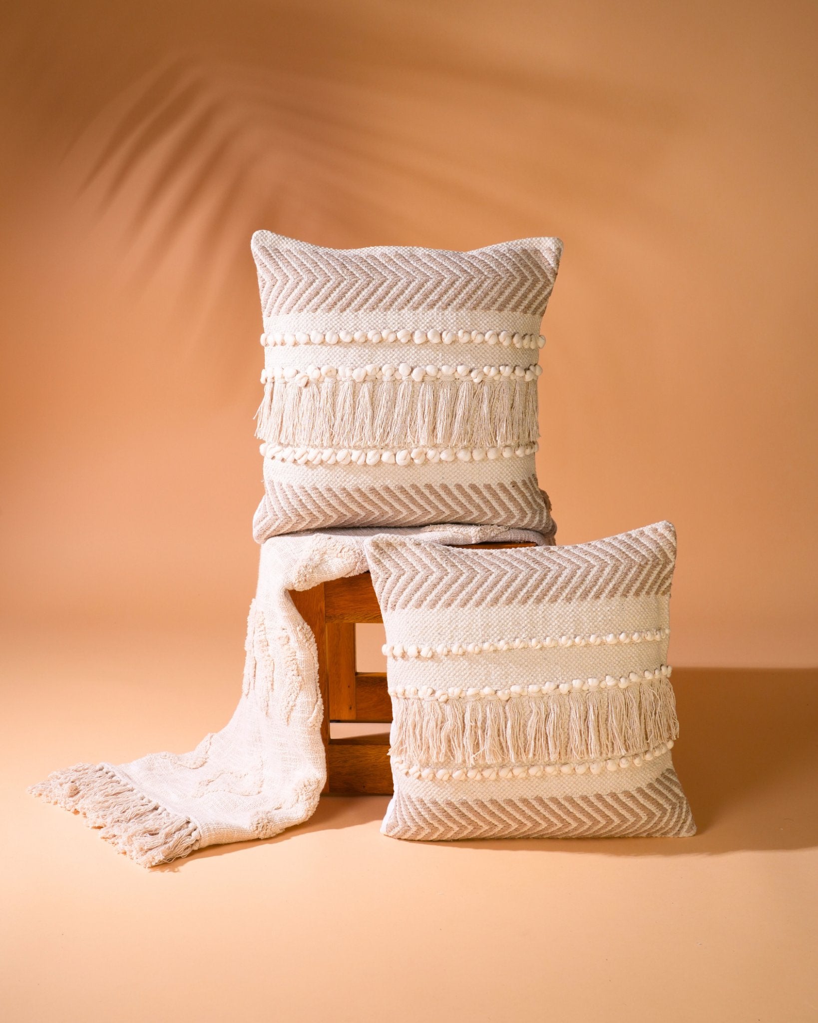 Boho Bliss - Woven Cushion Cover Set Of 2