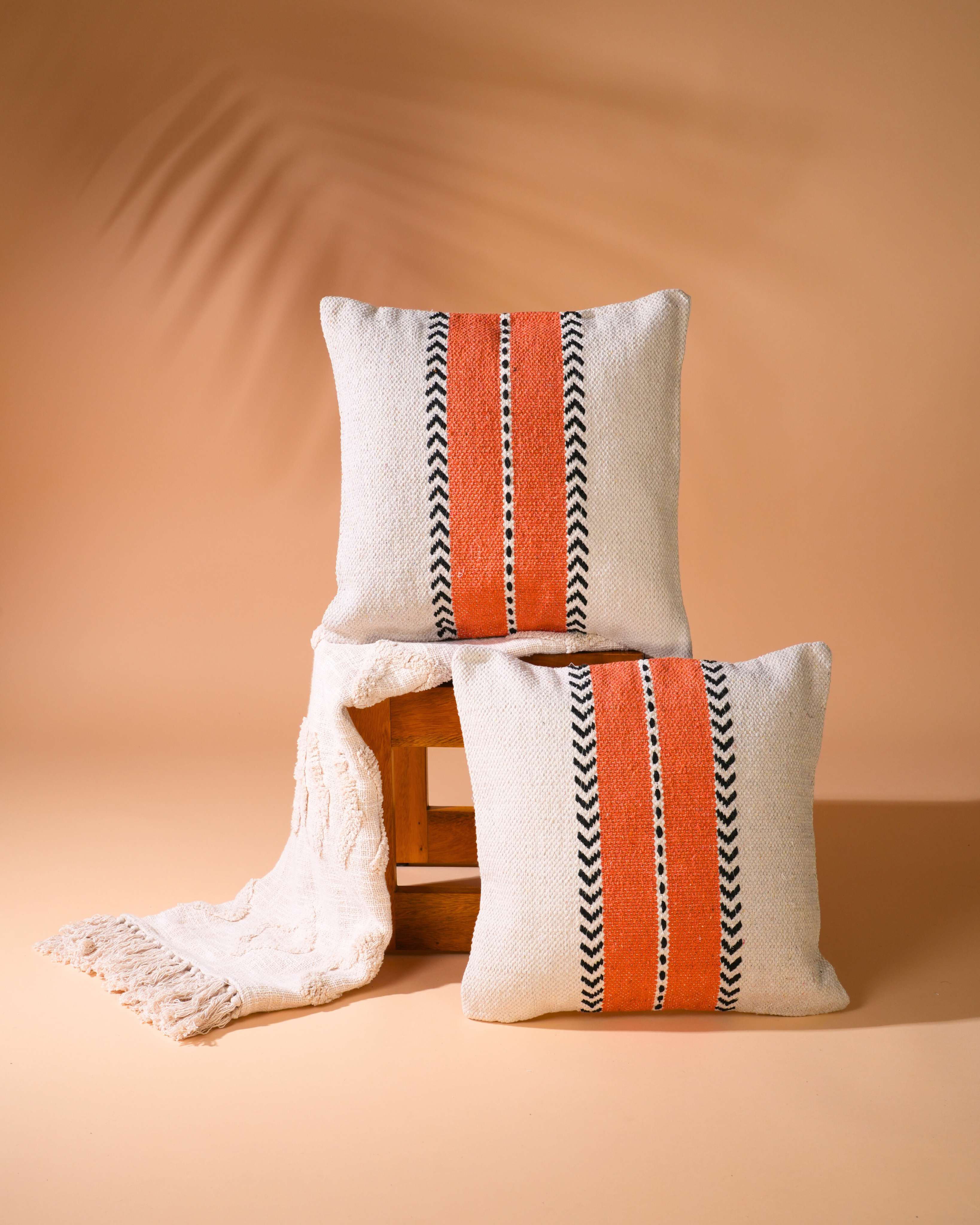 Earthline - Woven Cushion Cover Set Of 2